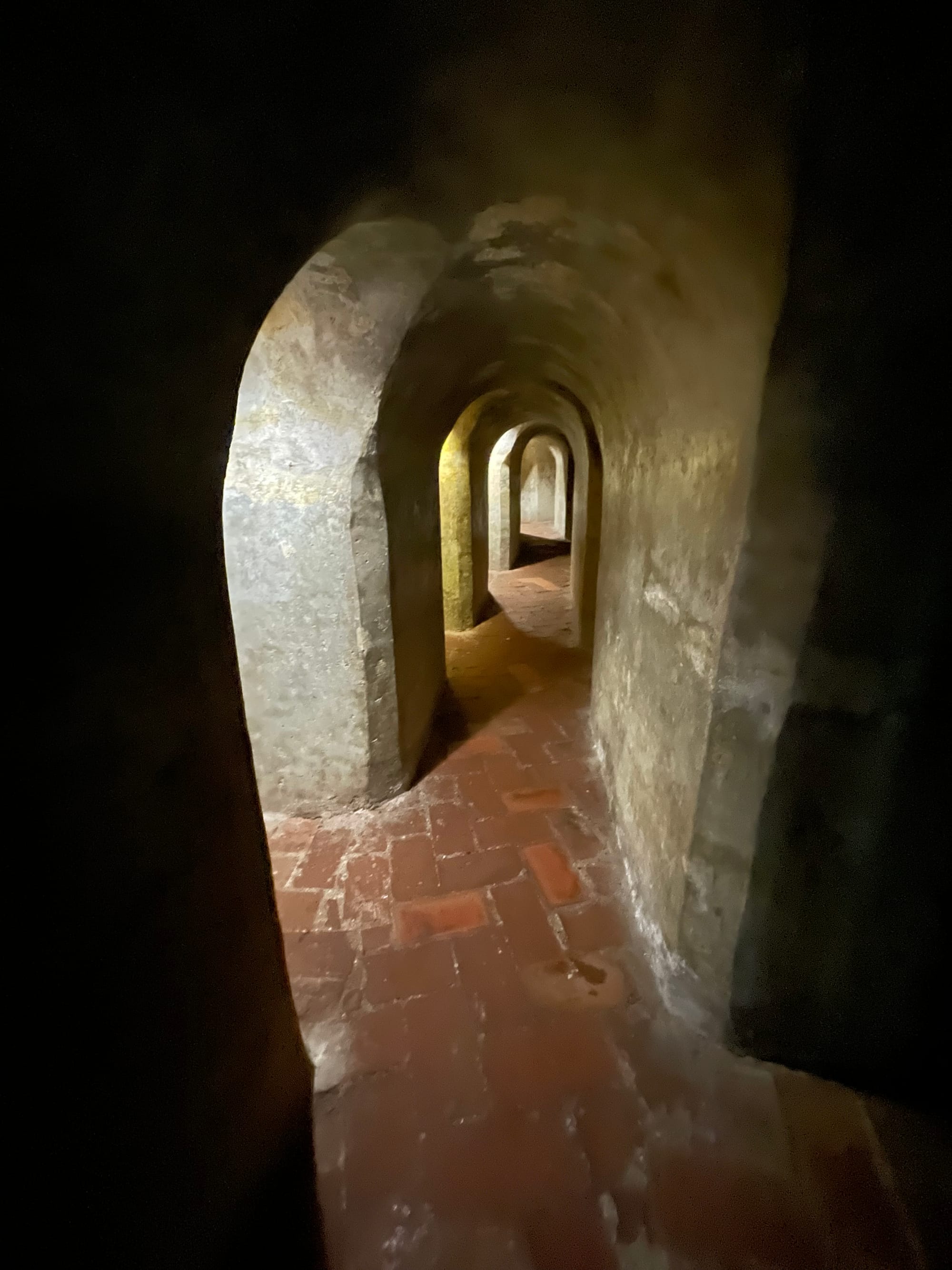 Verbindungstunnel in der Festung